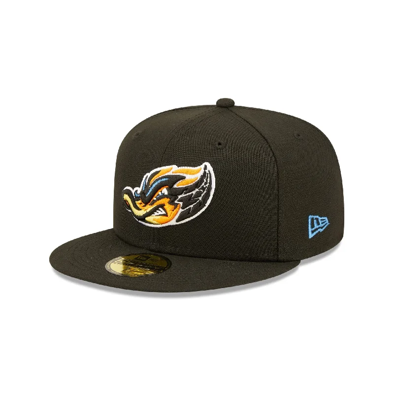 Men’s leather gloves accessory-Akron RubberDucks Authentic Collection 59FIFTY Fitted Hat