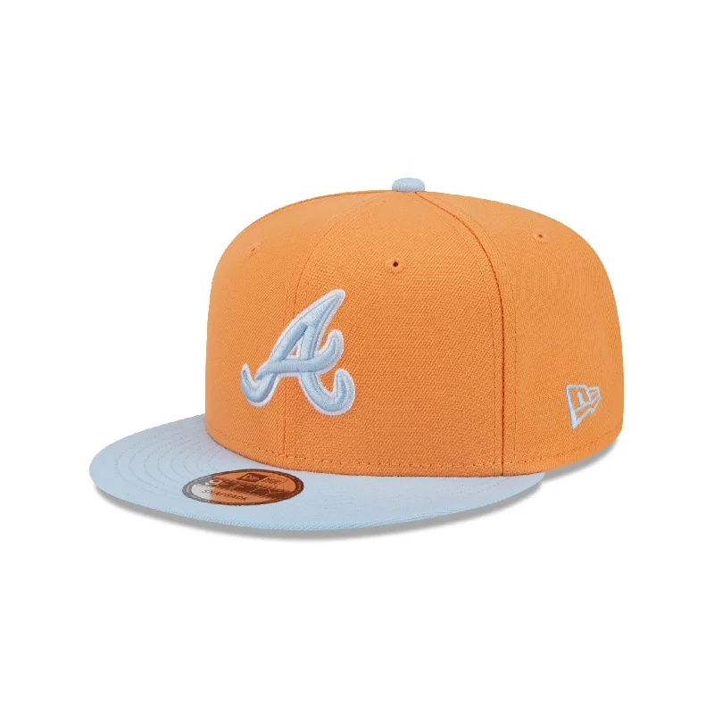 Men’s snapback cap accessory-Atlanta Braves Color Pack Orange Glaze 9FIFTY Snapback Hat