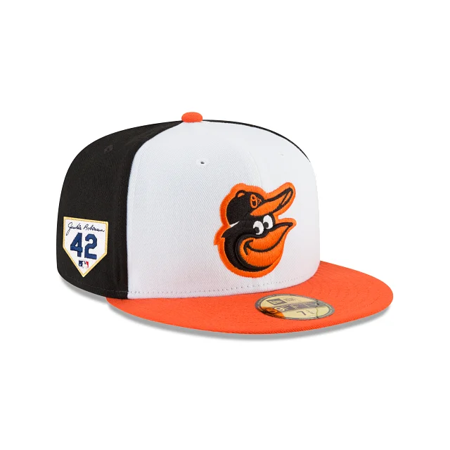 Men’s warm gloves accessory-Baltimore Orioles Jackie Robinson Day 2024 59FIFTY Fitted Hat