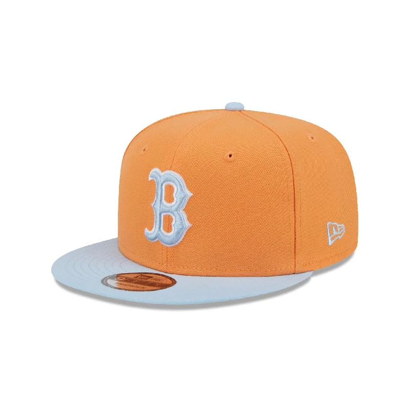 Men’s chronograph watch accessory-Boston Red Sox Color Pack Orange Glaze 9FIFTY Snapback Hat