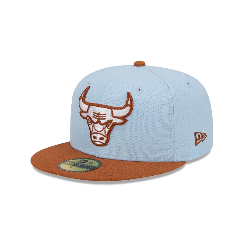 Men’s brown belt accessory-Chicago Bulls Color Pack Glacial Blue 59FIFTY Fitted Hat