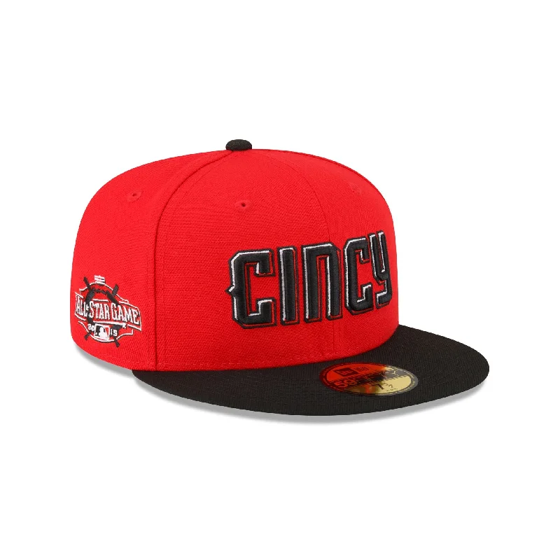 Men’s minimalist wallet accessory-Cincinnati Reds Team 59FIFTY Fitted Hat