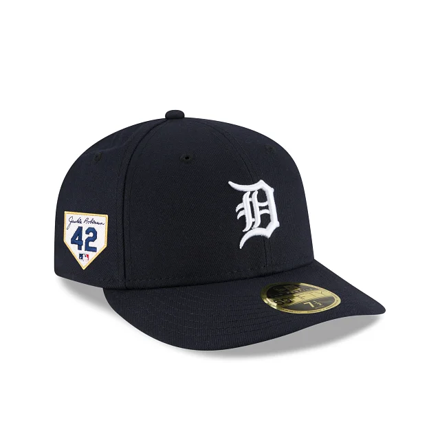 Men’s fitness watch accessory-Detroit Tigers Jackie Robinson Day 2024 Low Profile 59FIFTY Fitted Hat