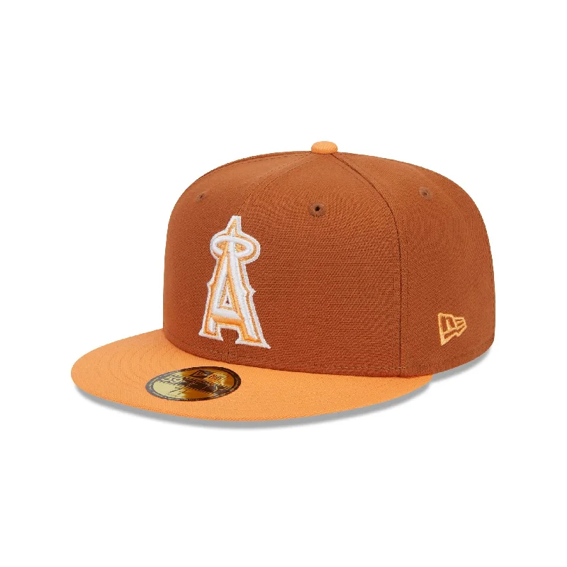 Men’s velvet pocket square-Los Angeles Angels Color Pack Earthy Brown 59FIFTY Fitted Hat