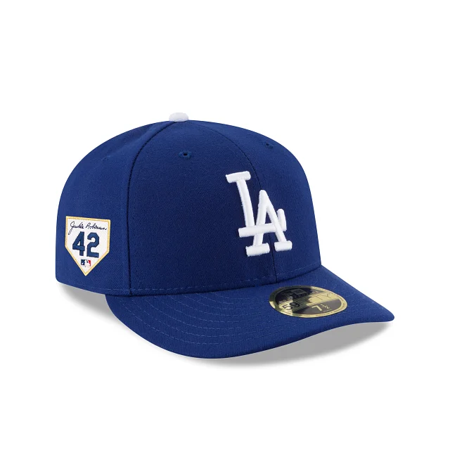 Men’s white pocket square-Los Angeles Dodgers Jackie Robinson Day 2024 Low Profile 59FIFTY Fitted Hat