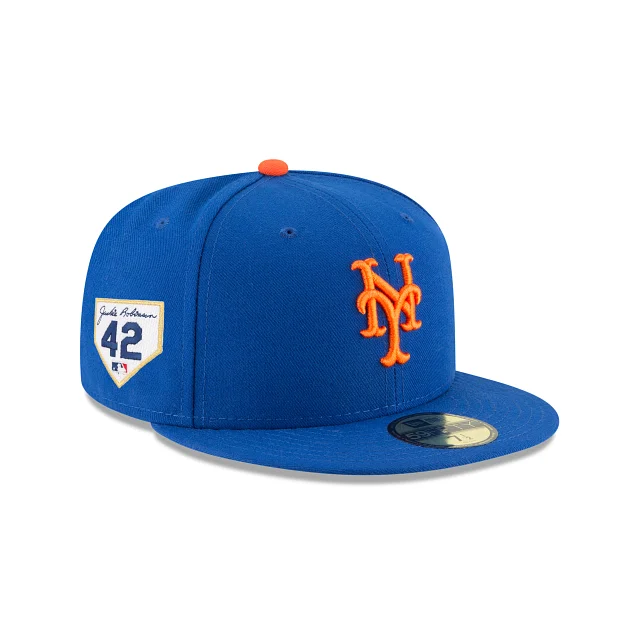 Men’s stylish gloves accessory-New York Mets Jackie Robinson Day 2024 59FIFTY Fitted Hat