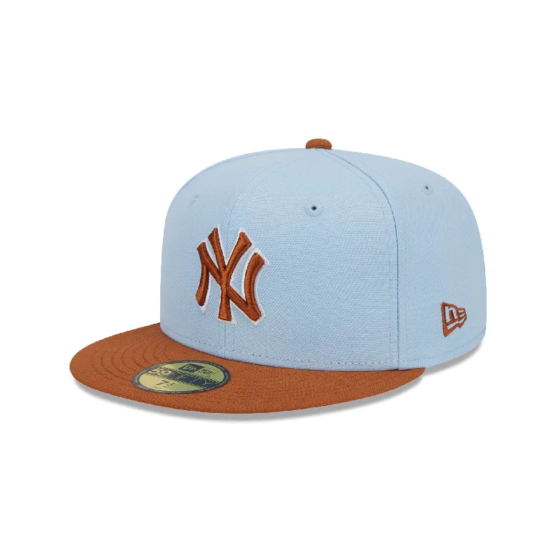 Men’s snapback cap accessory-New York Yankees Color Pack Glacial Blue 59FIFTY Fitted Hat