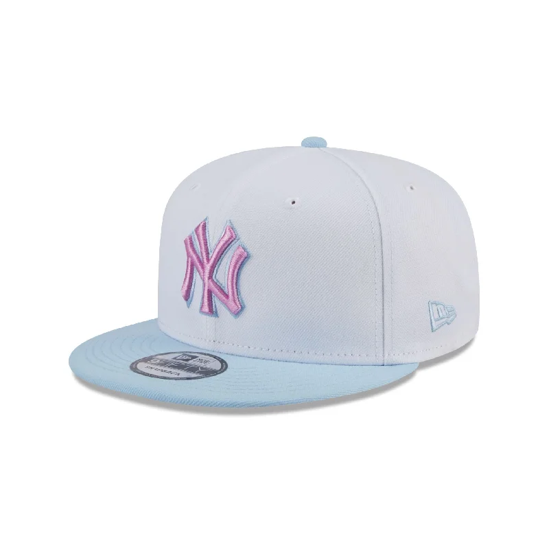 Men’s sport sunglasses accessory-New York Yankees Color Pack White 9FIFTY Snapback Hat