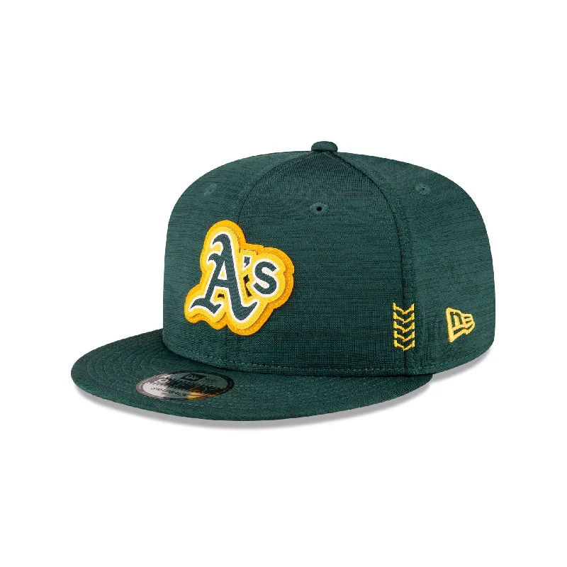 Men’s fedora hat accessory-Oakland Athletics 2024 Clubhouse Alt 9FIFTY Snapback Hat