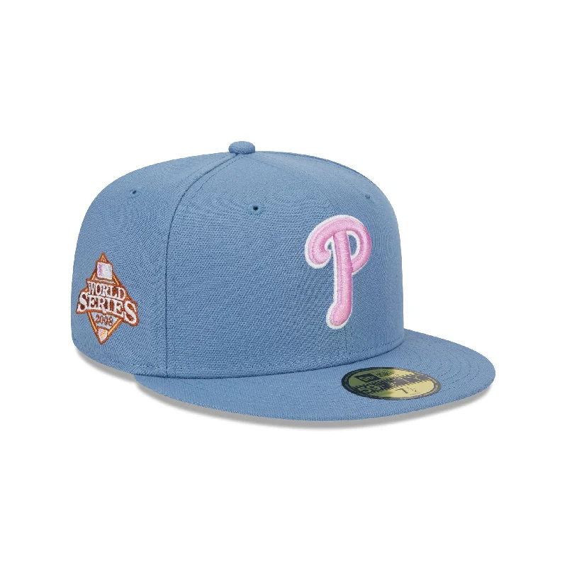 Men’s cardholder wallet accessory-Philadelphia Phillies Color Pack Faded Blue 59FIFTY Fitted Hat