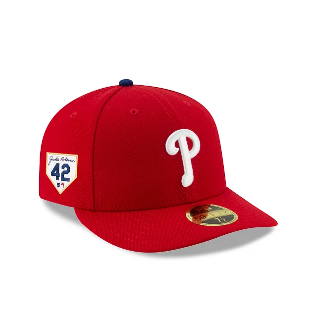 Men’s tinted sunglasses accessory-Philadelphia Phillies Jackie Robinson Day 2024 Low Profile 59FIFTY Fitted Hat