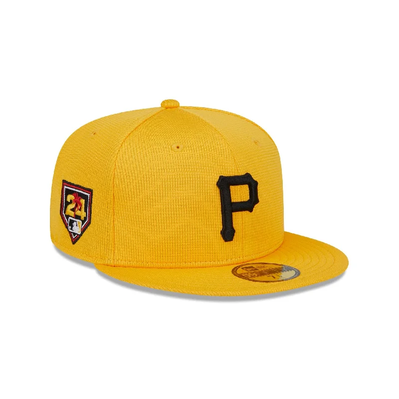 Men’s wool gloves accessory-Pittsburgh Pirates 2024 Spring Training 59FIFTY Fitted Hat