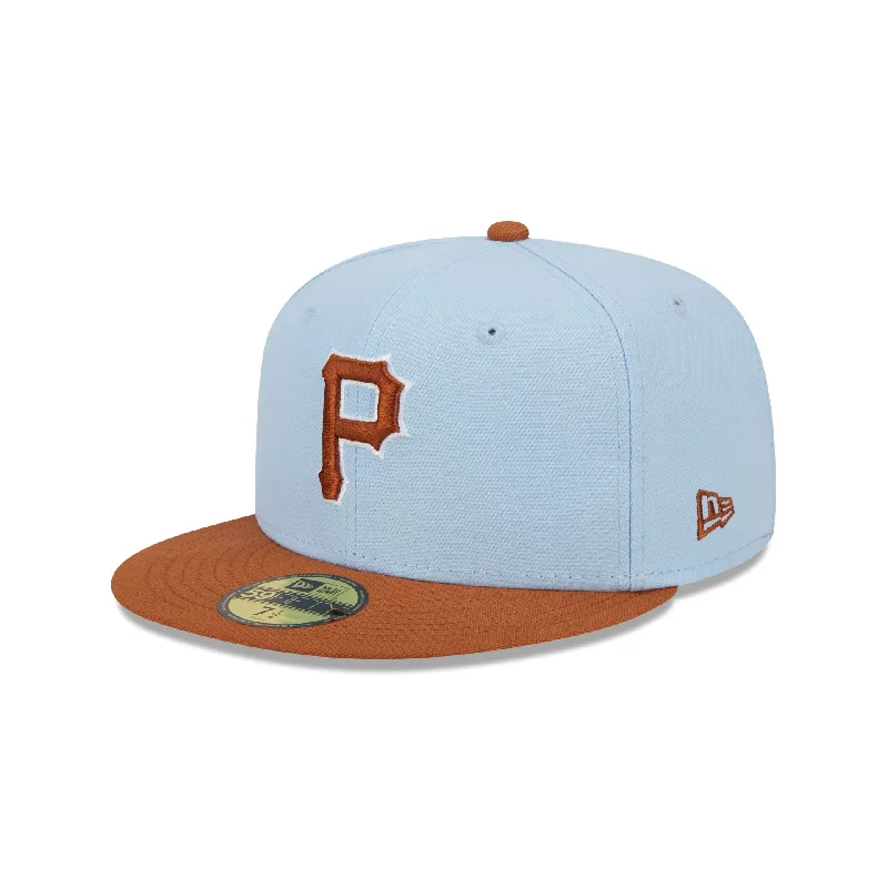 Men’s silk pocket square-Pittsburgh Pirates Color Pack Glacial Blue 59FIFTY Fitted Hat