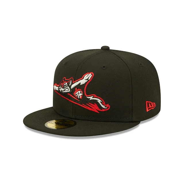 Men’s straw hat accessory-Richmond Flying Squirrels Authentic Collection 59FIFTY Fitted Hat