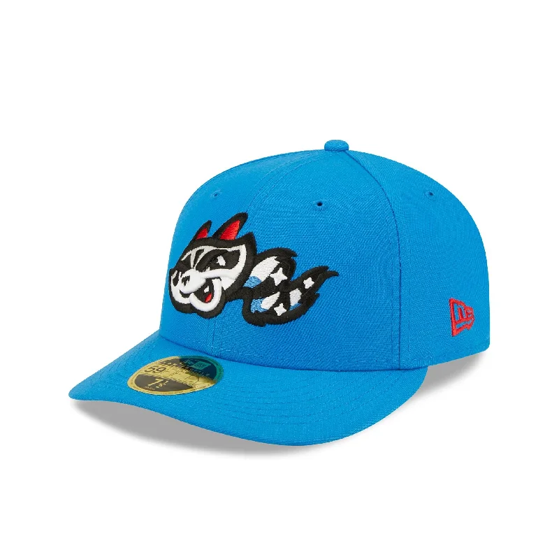 Men’s velvet pocket square-Rocket City Trash Pandas Authentic Collection Low Profile 59FIFTY Fitted Hat