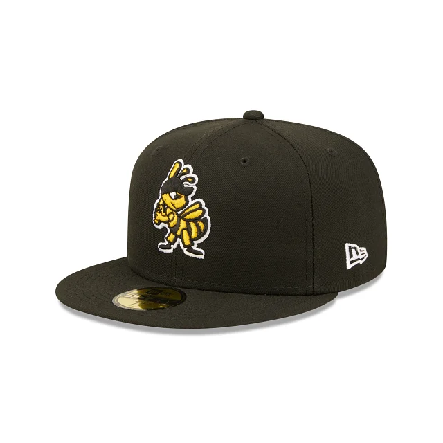 Men’s wraparound sunglasses accessory-Salt Lake Bees Authentic Collection 59FIFTY Fitted Hat