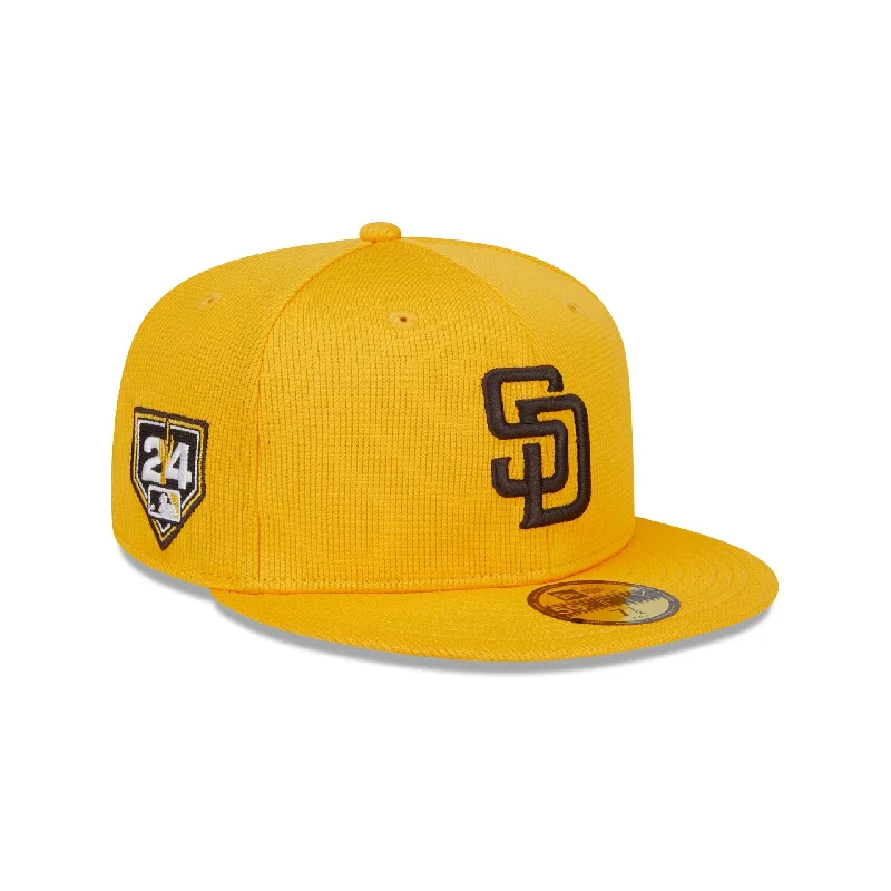 Men’s mirrored sunglasses accessory-San Diego Padres 2024 Spring Training 59FIFTY Fitted Hat