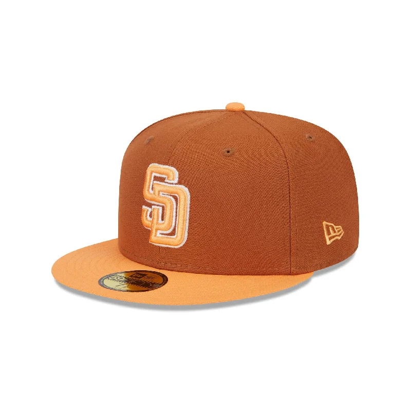 Men’s stylish gloves accessory-San Diego Padres Color Pack Earthy Brown 59FIFTY Fitted Hat