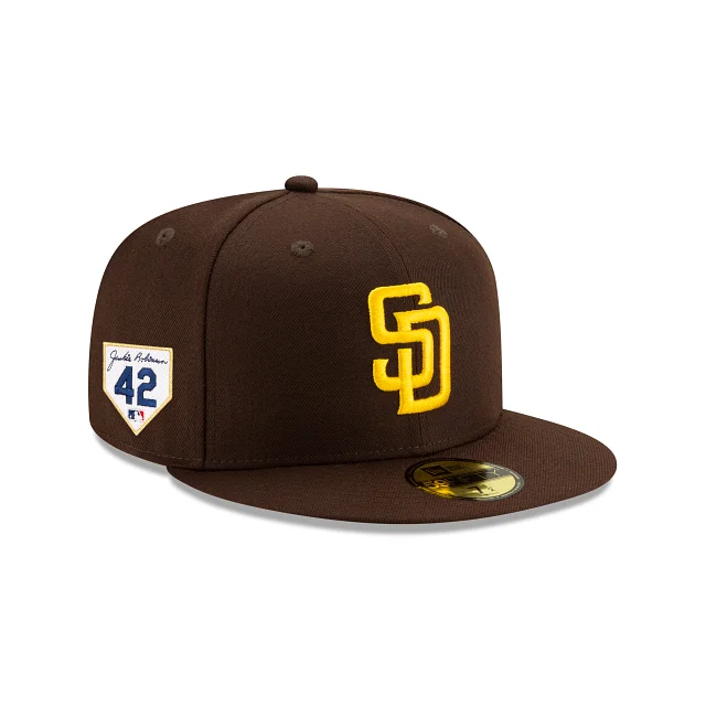 Men’s lightweight scarf accessory-San Diego Padres Jackie Robinson Day 2024 59FIFTY Fitted Hat