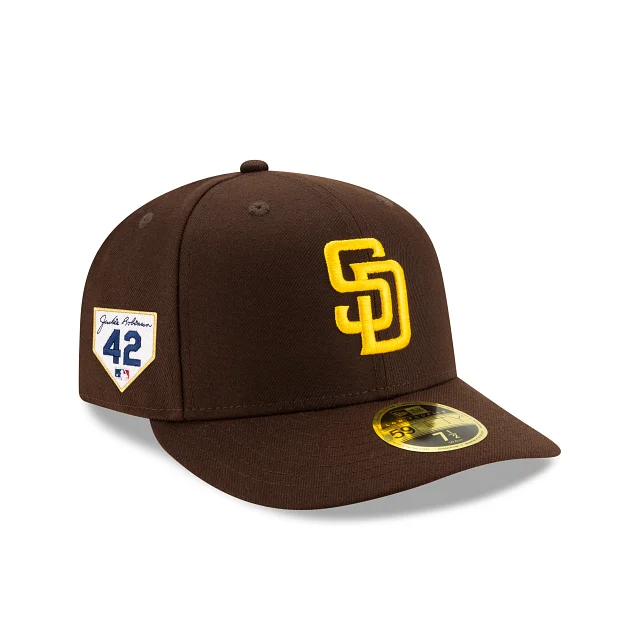 Men’s stylish watch accessory-San Diego Padres Jackie Robinson Day 2024 Low Profile 59FIFTY Fitted Hat