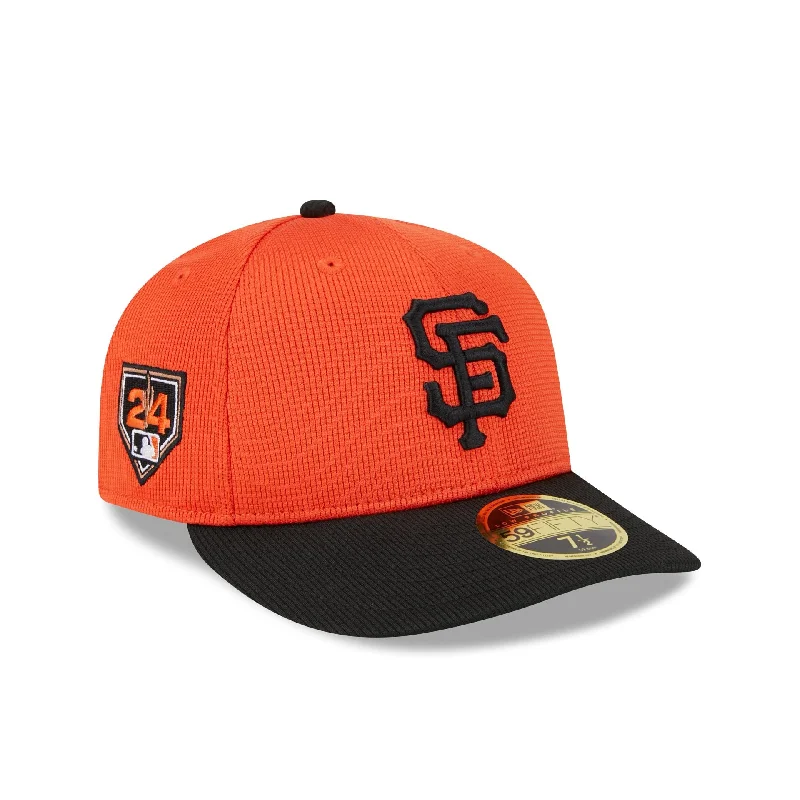 Men’s bifold wallet accessory-San Francisco Giants 2024 Spring Training Low Profile 59FIFTY Fitted Hat