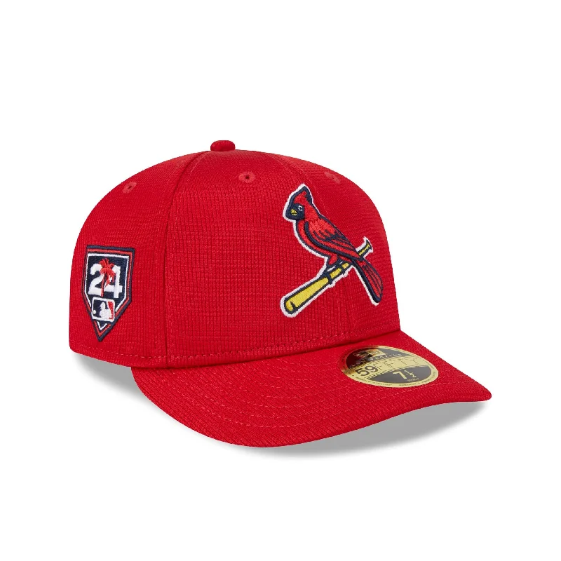 Men’s wide belt accessory-St. Louis Cardinals 2024 Spring Training Low Profile 59FIFTY Fitted Hat