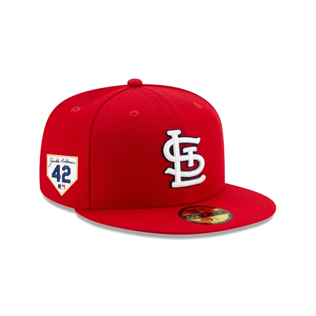 Men’s trendy hat accessory-St. Louis Cardinals Jackie Robinson Day 2024 59FIFTY Fitted Hat