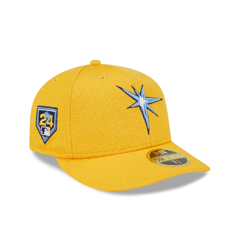 Men’s beanie hat accessory-Tampa Bay Rays 2024 Spring Training Low Profile 59FIFTY Fitted Hat