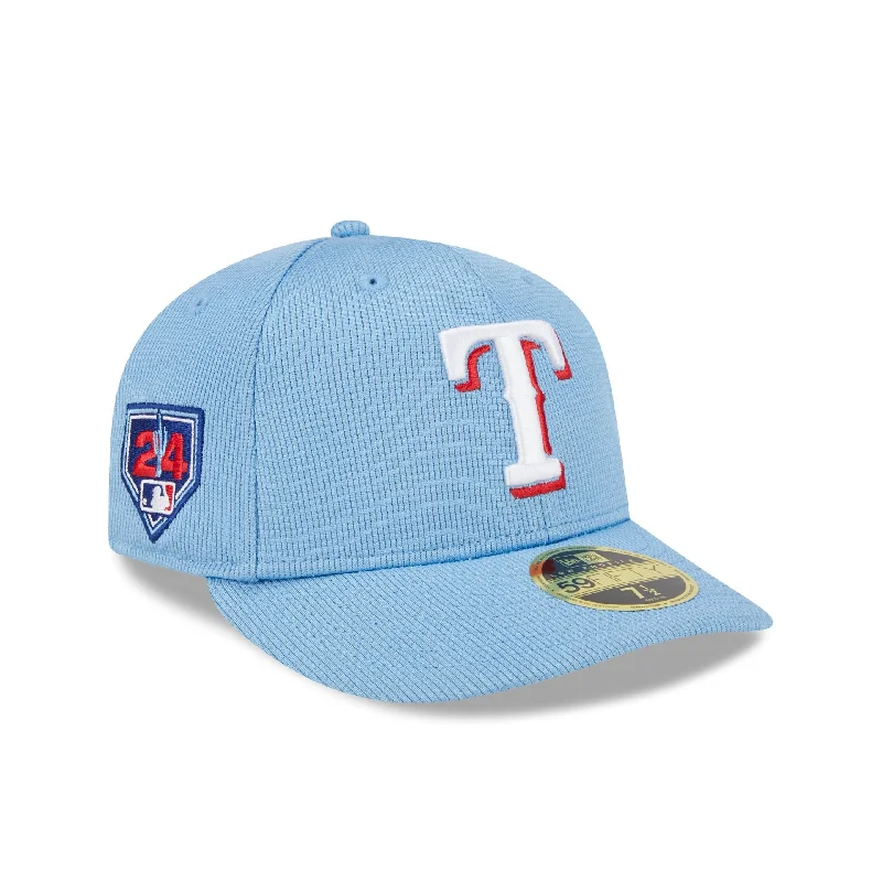 Men’s elegant cufflinks accessory-Texas Rangers 2024 Spring Training Low Profile 59FIFTY Fitted Hat