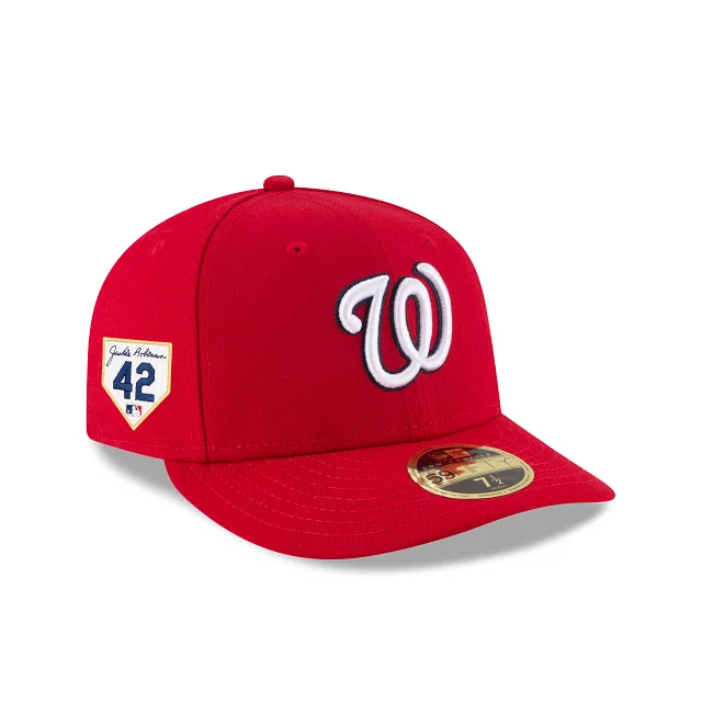 Men’s suede belt accessory-Washington Nationals Jackie Robinson Day 2024 Low Profile 59FIFTY Fitted Hat