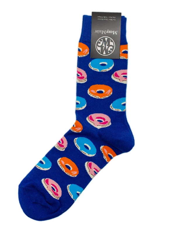 Men’s slim tie accessory-Donuts (Blue)