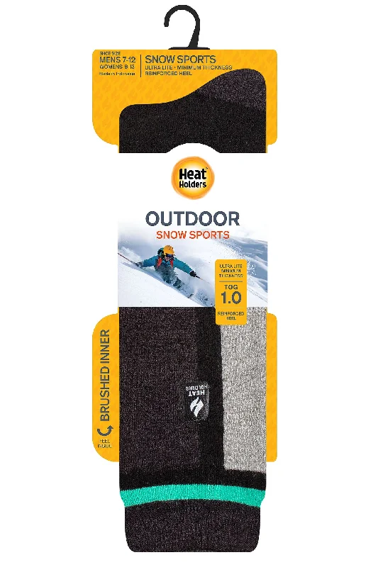 Men’s trifold wallet accessory-Men's Glacier ULTRA LITE™ Snowsports Long Socks