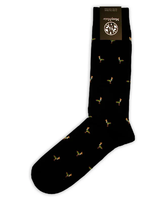 Men’s classic tie accessory-Roosters (Black)