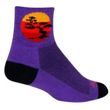 Men’s straw hat accessory-SockGuy Bonzai Classic 3 Inch Crew Socks