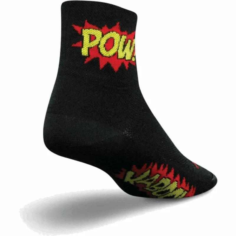 Men’s polarized sunglasses accessory-SockGuy BoomPow Classic 3 Inch Crew Socks