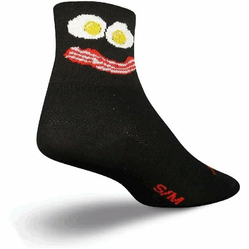 Men’s fitness watch accessory-SockGuy Breakfast Classic 3 Inch Crew Socks