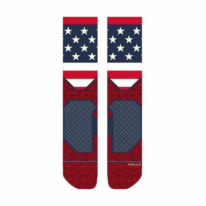 Men’s slim tie accessory-Stance American Crew Socks