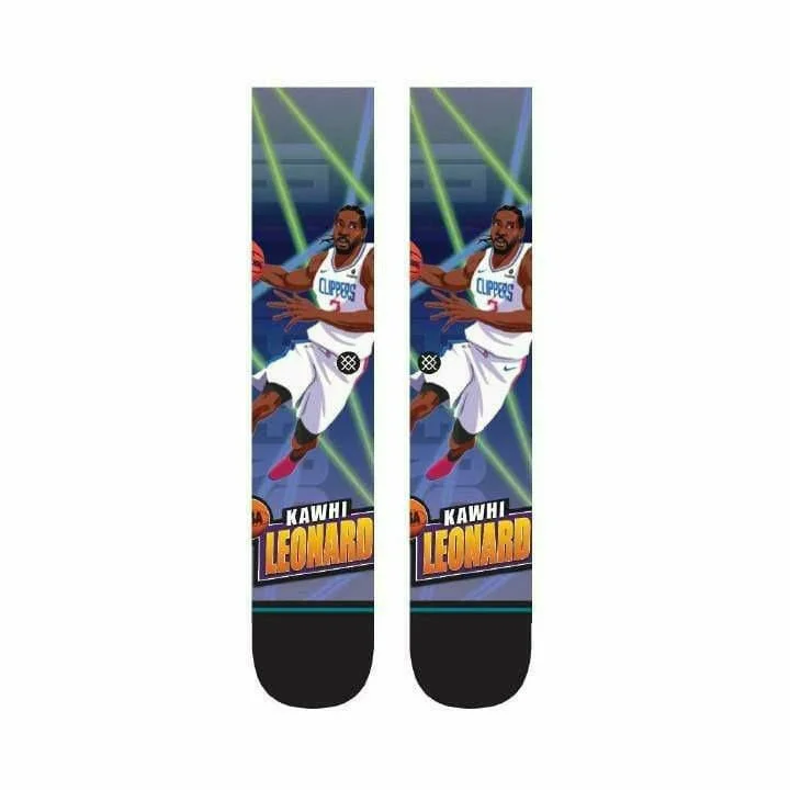 Men’s knitted scarf accessory-Stance Mens NBA Leonard Fast Break Socks