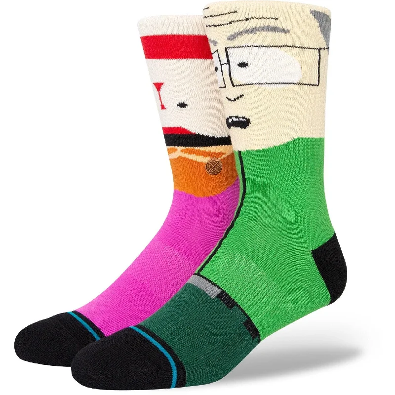 Men’s bow tie accessory-Stance Mr Garrison Crew Socks