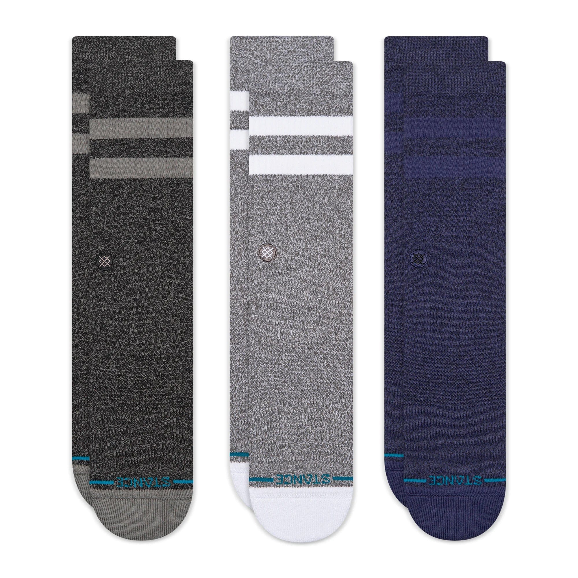 Men’s digital watch accessory-Stance The Joven Crew 3-Pack Socks