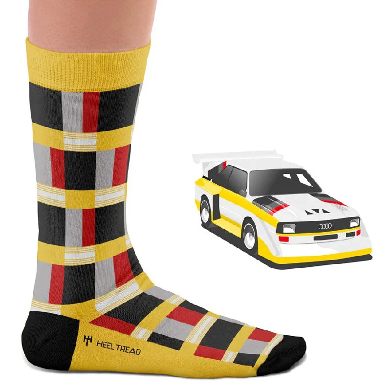 Men’s knitted scarf accessory-Unisex Audi Quattro Socks