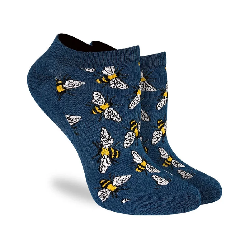 Men’s textured tie accessory-Unisex Bees Ankle Socks