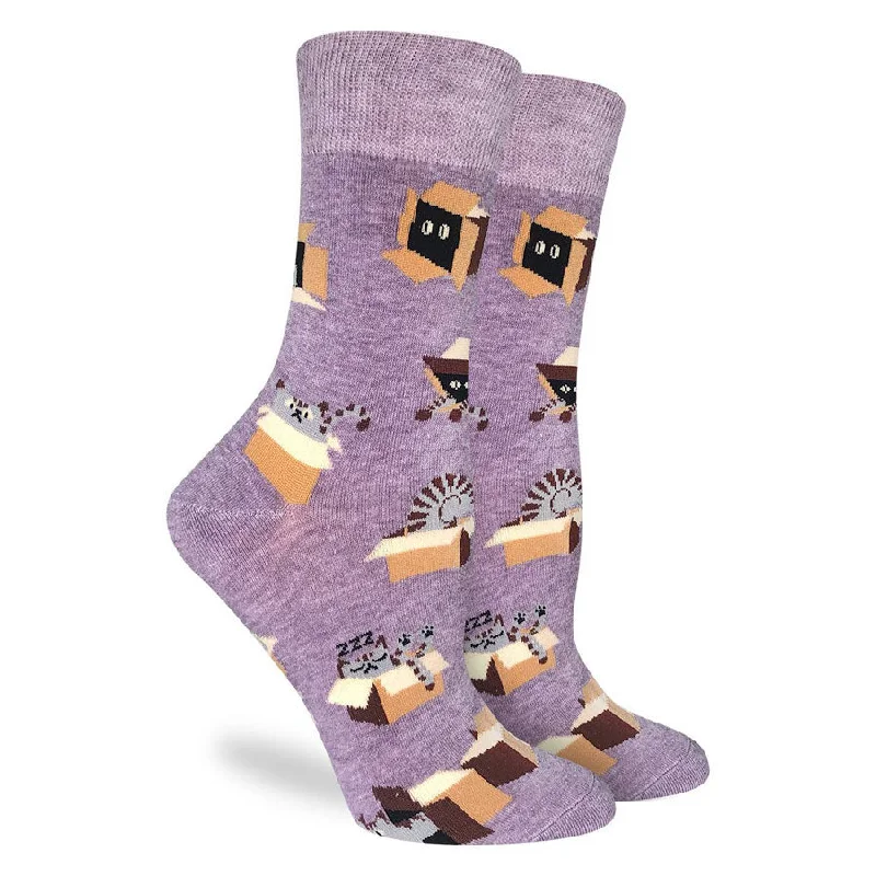 Men’s chronograph watch accessory-Unisex Cat In A Box Socks