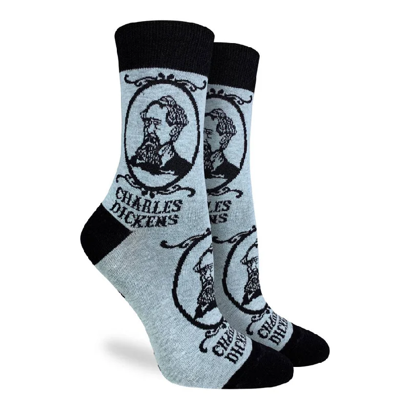 Men’s engraved cufflinks accessory-Unisex Charles Dickens Socks