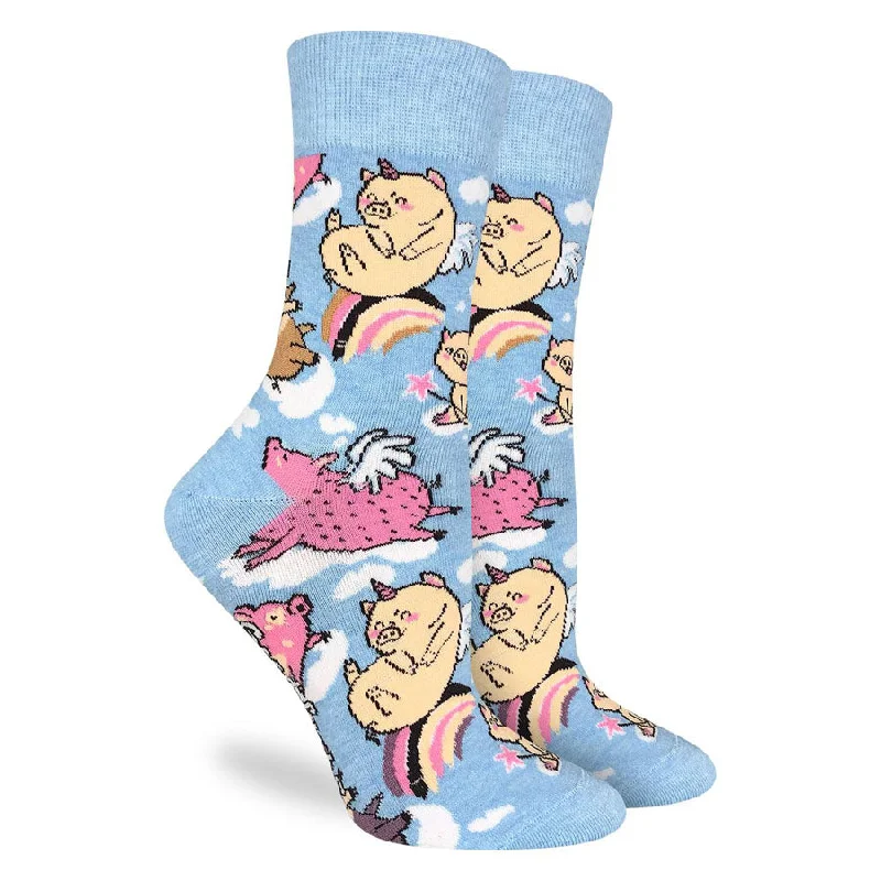 Men’s reversible belt accessory-Unisex Flying Pigs Socks