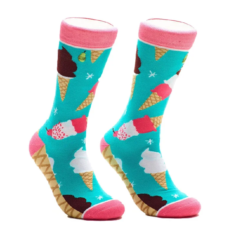 Men’s solid tie accessory-Unisex Ice Cream Socks