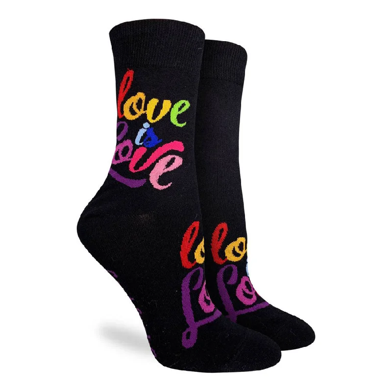 Men’s designer cufflinks accessory-Unisex Love Is Love Socks