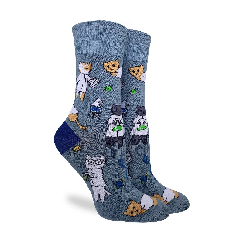 Men’s touchscreen gloves accessory-Unisex Science Cats Socks