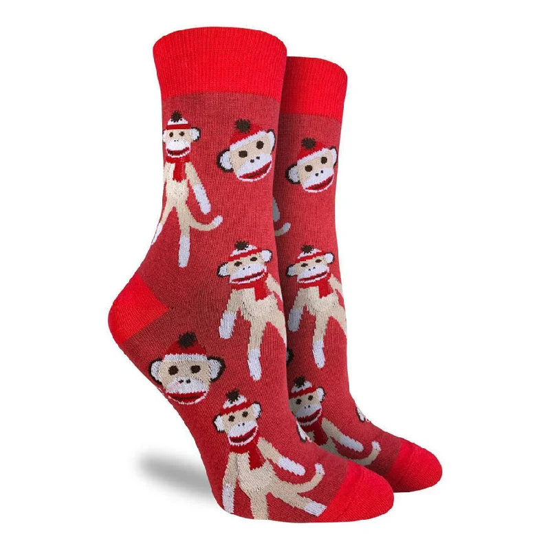 Men’s white pocket square-Unisex Sock Monkey Socks