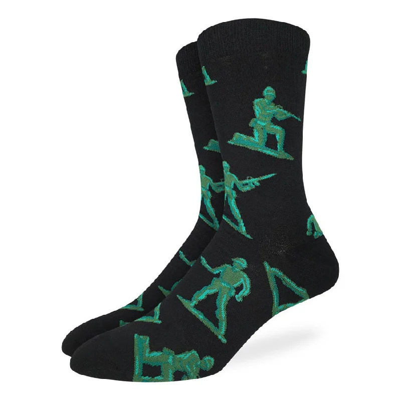 Men’s trifold wallet accessory-Unisex Toy Soldiers Socks